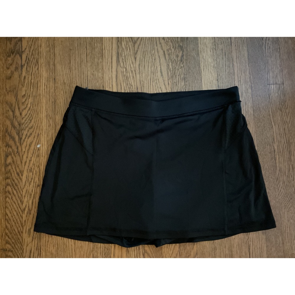 Champion C9 Womens Black Athletic Skort Running Tennis Golf Skirt Size L